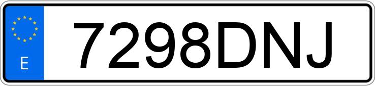 Numer rejestracyjny 7298DNJ posiada SEAT IBIZA