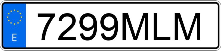 Numer rejestracyjny 7299MLM posiada MERCEDES CLA (118)