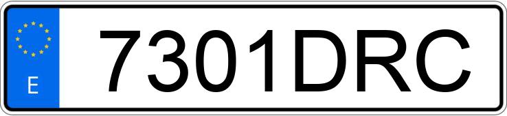 Numer rejestracyjny 7301DRC posiada RENAULT CLIO