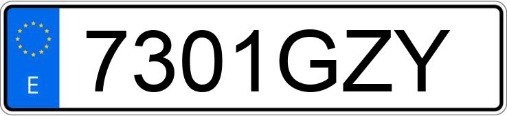 Numer rejestracyjny 7301GZY posiada BMW SERIE 3 Numer rejestracyjny 7301GZY posiada BMW SERIE 3