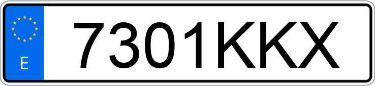 Numer rejestracyjny 7301KKX posiada FORD TOURNEO COURIER Numer rejestracyjny 7301KKX posiada FORD TOURNEO COURIER