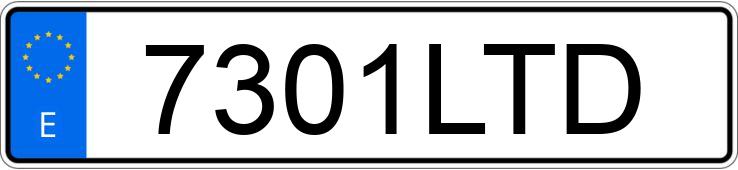 Numer rejestracyjny 7301LTD posiada VOLVO XC60