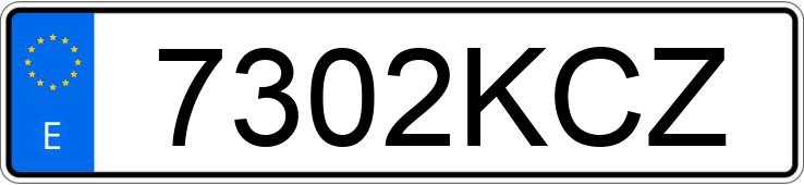 Numer rejestracyjny 7302KCZ posiada BMW SERIE 1 Numer rejestracyjny 7302KCZ posiada BMW SERIE 1