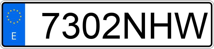 Numer rejestracyjny 7302NHW posiada AUDI A5