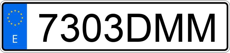 Numer rejestracyjny 7303DMM posiada PORSCHE 911 Numer rejestracyjny 7303DMM posiada PORSCHE 911