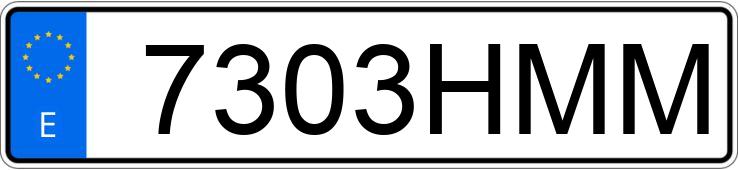 Numer rejestracyjny 7303HMM posiada PEUGEOT 3008