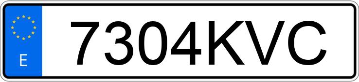 El número de registro 7304KVC tiene PEUGEOT 5008