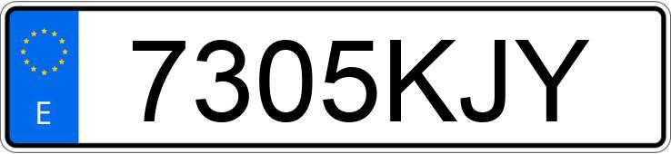 Numer rejestracyjny 7305KJY posiada SEAT LEON Numer rejestracyjny 7305KJY posiada SEAT LEON