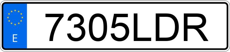 Numer rejestracyjny 7305LDR posiada CITROEN C3