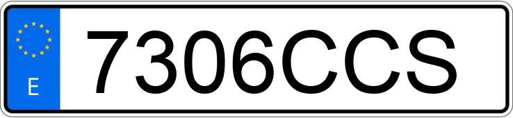 Numer rejestracyjny 7306CCS posiada TOYOTA SUPRA