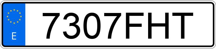 Numer rejestracyjny 7307FHT posiada SUZUKI SWIFT