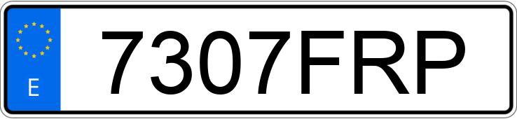 Реєстраційний номер 7307FRP має PORSCHE 911