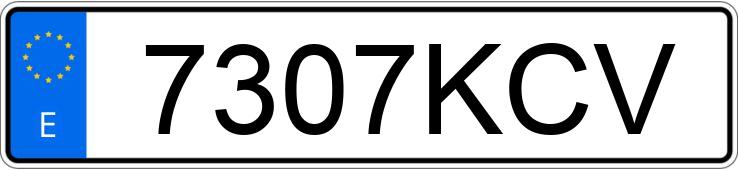 Numer rejestracyjny 7307KCV posiada AUDI TT