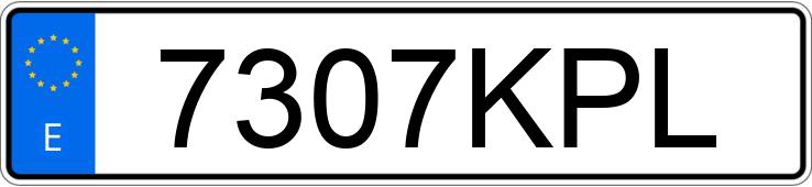 Numer rejestracyjny 7307KPL posiada TOYOTA LAND CRUISER