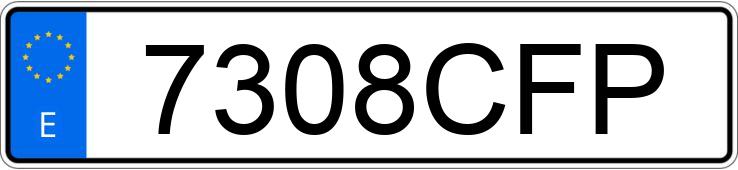 Numer rejestracyjny 7308CFP posiada PEUGEOT 406