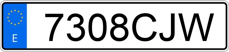 Numer rejestracyjny 7308CJW posiada RENAULT SCENIC Numer rejestracyjny 7308CJW posiada RENAULT SCENIC