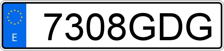 Numer rejestracyjny 7308GDG posiada FORD FOCUS