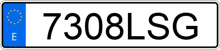 Numer rejestracyjny 7308LSG posiada BMW SERIE 4