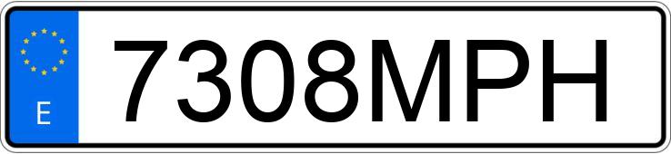 Numer rejestracyjny 7308MPH posiada SEAT ATECA