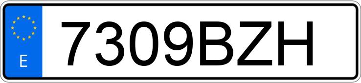 Numer rejestracyjny 7309BZH posiada CITROEN C3