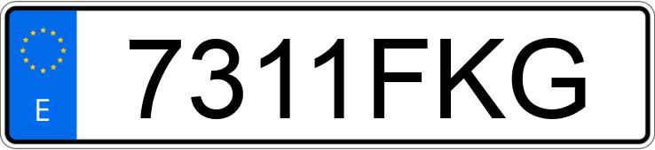 Numer rejestracyjny 7311FKG posiada MERCEDES CLK (208-209)