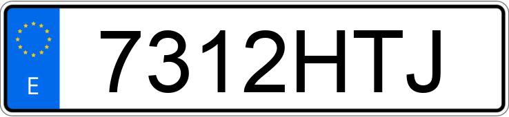 Numer rejestracyjny 7312HTJ posiada MINI PACEMAN