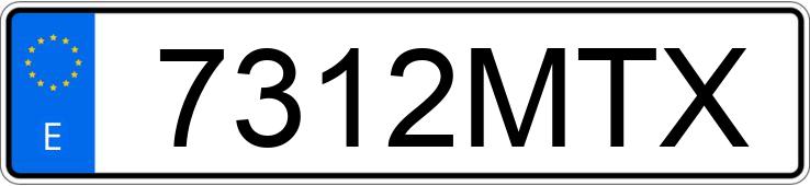 Numer rejestracyjny 7312MTX posiada TRIUMPH TRIDENT Numer rejestracyjny 7312MTX posiada TRIUMPH TRIDENT