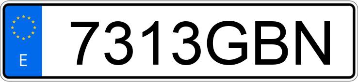 Numer rejestracyjny 7313GBN posiada VOLKSWAGEN PASSAT