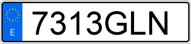 Numer rejestracyjny 7313GLN posiada RENAULT MEGANE