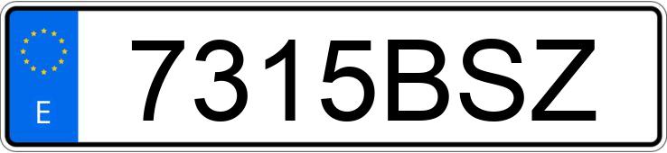 Numer rejestracyjny 7315BSZ posiada FORD MONDEO Numer rejestracyjny 7315BSZ posiada FORD MONDEO