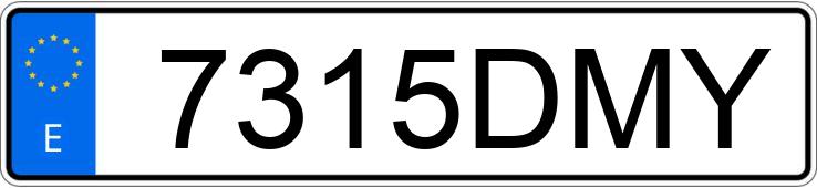 Numer rejestracyjny 7315DMY posiada KIA CERATO