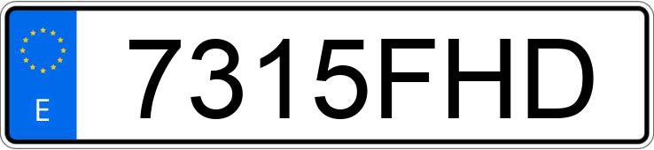 Numer rejestracyjny 7315FHD posiada FORD FOCUS