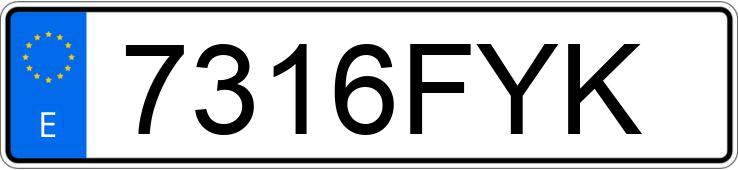 Numer rejestracyjny 7316FYK posiada PEUGEOT 308 Numer rejestracyjny 7316FYK posiada PEUGEOT 308