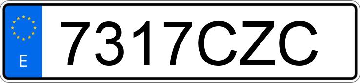 Numer rejestracyjny 7317CZC posiada MERCEDES SPRINTER Numer rejestracyjny 7317CZC posiada MERCEDES SPRINTER
