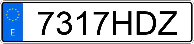 Numer rejestracyjny 7317HDZ posiada MERCEDES A (168-169)