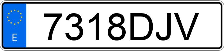 Numer rejestracyjny 7318DJV posiada BMW SERIE 5 Numer rejestracyjny 7318DJV posiada BMW SERIE 5