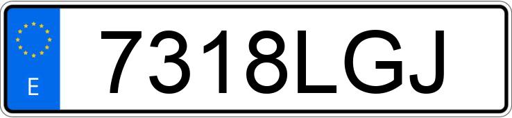 Numer rejestracyjny 7318LGJ posiada MERCEDES A (177)