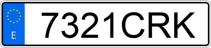 Numer rejestracyjny 7321CRK posiada FORD TRANSIT Numer rejestracyjny 7321CRK posiada FORD TRANSIT