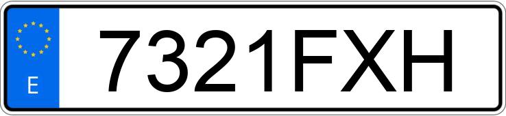 Numer rejestracyjny 7321FXH posiada MITSUBISHI OUTLANDER Numer rejestracyjny 7321FXH posiada MITSUBISHI OUTLANDER