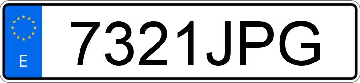 Numer rejestracyjny 7321JPG posiada OPEL MOKKA X Numer rejestracyjny 7321JPG posiada OPEL MOKKA X