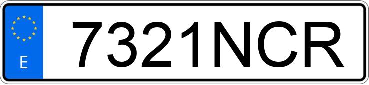 Numer rejestracyjny 7321NCR posiada MERCEDES M (163-164)