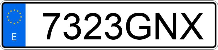 Numer rejestracyjny 7323GNX posiada TRIUMPH STREET TRIPLE