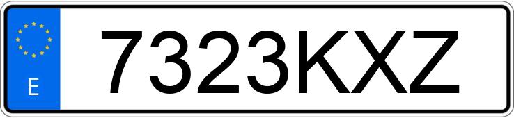 Numer rejestracyjny 7323KXZ posiada CITROEN BERLINGO
