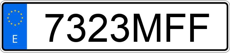 Numer rejestracyjny 7323MFF posiada DFSK 500 INTELLIGENT