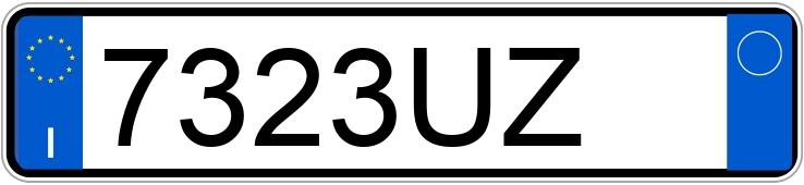 Numer rejestracyjny 7323UZ posiada Austin Vanden plas princess