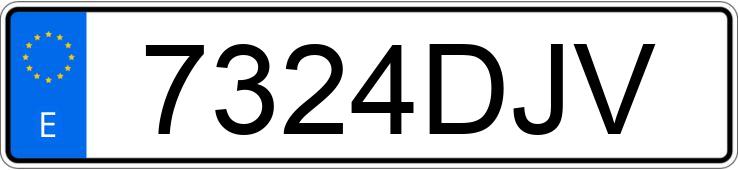 Numer rejestracyjny 7324DJV posiada OPEL ZAFIRA Numer rejestracyjny 7324DJV posiada OPEL ZAFIRA