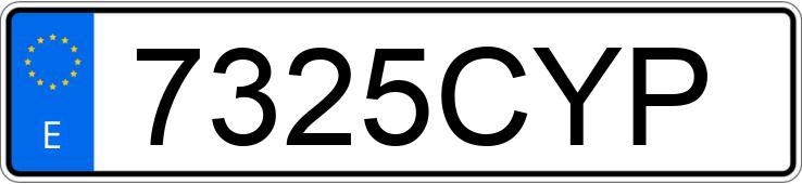 Numer rejestracyjny 7325CYP posiada OPEL MERIVA Numer rejestracyjny 7325CYP posiada OPEL MERIVA