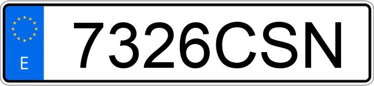 Numer rejestracyjny 7326CSN posiada SEAT LEON Numer rejestracyjny 7326CSN posiada SEAT LEON