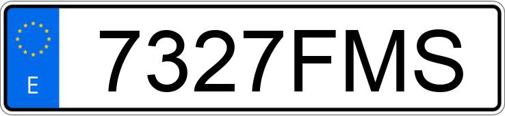 Numer rejestracyjny 7327FMS posiada SEAT LEON Numer rejestracyjny 7327FMS posiada SEAT LEON