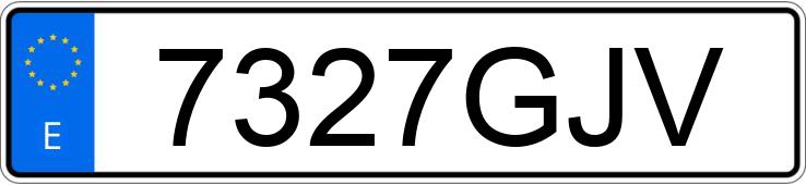 Numer rejestracyjny 7327GJV posiada RENAULT MEGANE